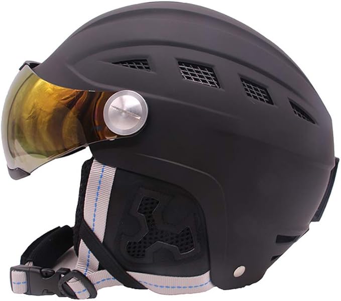 2in1 Visor Ski Snowboard Helmet Detachable Snow Mask AntiFog Antiuv