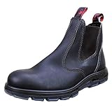 RedbacK Men's Bobcat UBOK Dark Brown Elastic Sided Soft Toe Leather Work Boot