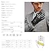 Harrms Leather Gloves for Mens, Full-Hand Touchscreen Mens Warm Cold Weather Gloves for Texting Driving Gift (2XL-9.8