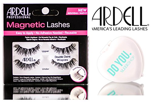 Ardell Professional Magnetic Lashes (with Sleek Compact Mirror) (DOUBLE DEMI WISPIES)