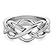 Puzzle Ring in Sterling Silver 4WSL
