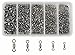 Fishing Swivels 350pcs Barrel Swivels Saltwater Freshwater Fishing Swivels Stainless Steel Rolling Swivels Fishing Tackle