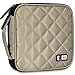 32 Capacity CD / DVD Wallet, 230D Space Twill Cover, Various Colors - Khaki by BUBM