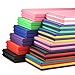 We Sell Mats 4 ft x 8 ft x 1.5 in Gymnastics Mat, Folding Tumbling Mat, Portable with Hook & Loop Fasteners, Black