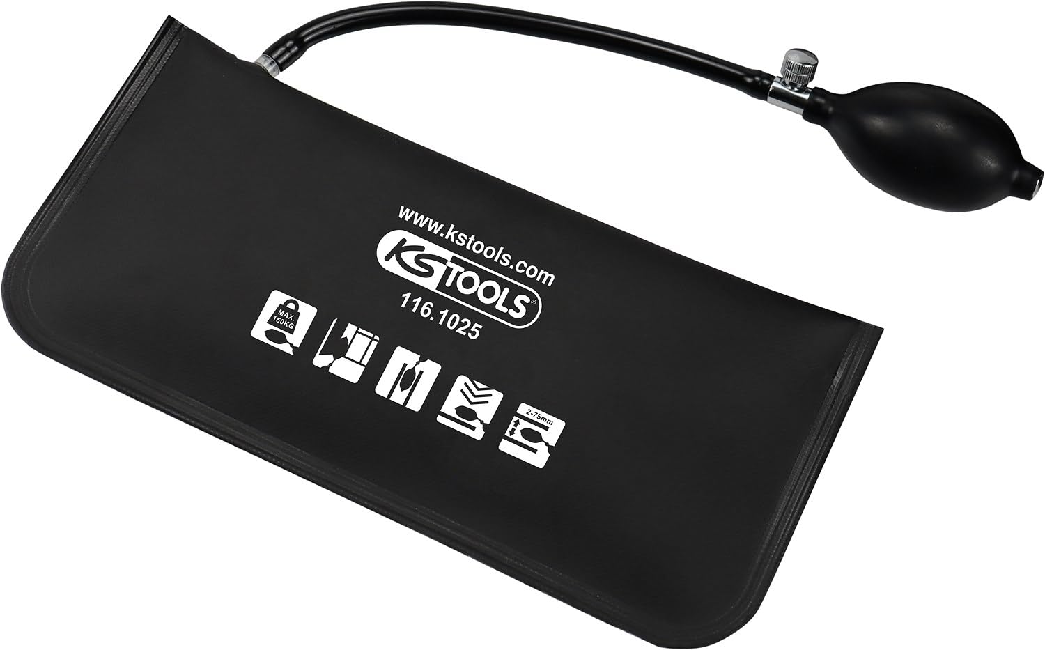 KS Tools 116.1025 Pressure Cushion with Hand Pump 133 x 270 mm