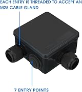 AVARTEK IP55 Waterproof Junction Box ABS Plastic Outdoor Enclosure 85x85x50mm view 6