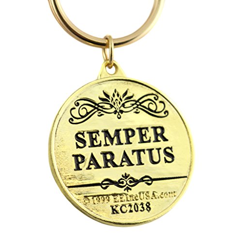 US Coast Guard Logo Keychain Patriotic Key Ring Military Gift Men Women Veterans