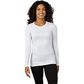 32 Degrees Heat Women’s Lightweight Baselayer Crew Top – Thermal Long Sleeve Shirt for Winter Layering