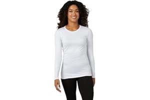 32 Degrees Heat Women’s Lightweight Baselayer Crew Top – Thermal Long Sleeve Shirt for Winter Layering
