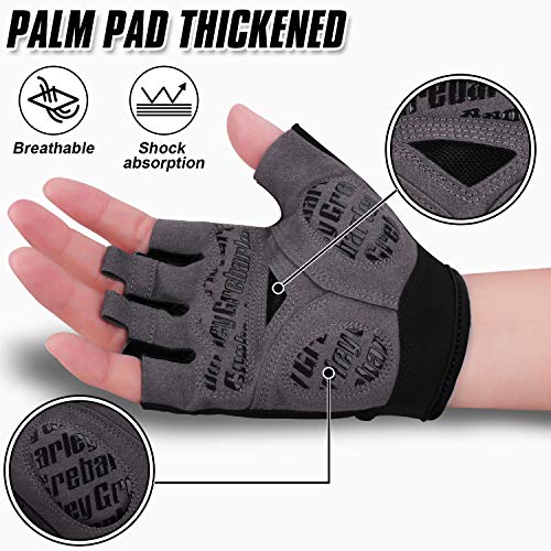 Grebarley Fietshandschoenen voor Mannen Vrouwen Fiets Handschoenen MTB Handschoenen Mountainbike Handschoenen Antislip… - Image 4