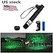 Verkioa Tactical Green Hunting Rifle Scope Sight Laser Pen, Demo Remote Pen Pointer Projector Travel Outdoor Flashlight, LED Interactive Baton Funny Laser Toy