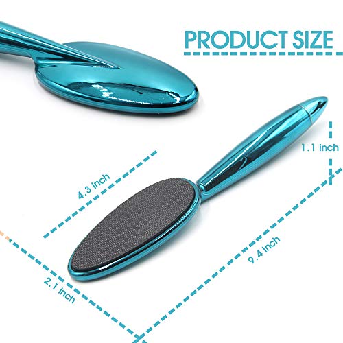 GMAXT Foot File,Q2 Nanoglass Foot Scrubber For Long-Lasting Skin Smoothing Effect, Callus Removal Foot For Dry Feet, Wet Feet, Dead Skin, Hard and Dry Skin,Magical Pedicure Tools (Blue)