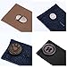 13 Pcs Waist Extenders Set Elastic Waist Extenders Adjustable Button Expanders for Women Men Pregnancy Jeans Skirt Trousers Collar Dress, 3 Types