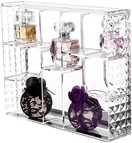 Yoler Perfume Organizers and Storage for Vanity Bathroom Drawer organizer Tray Plastic (Y-1061)