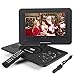 Chalpr 13.9'' Portable DVD Player for Kid, with Swivel Screen, Remote Control, Car Charger, Game Controller, Personal DVD Players with 5 Hour Rechargeable Battery