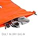 20L Waterproof Dry Bag, Ultralight Swim Buoy and Safety Float for Open Water Triathletes, Kayak, Snorkeling,Surfers, Beach, Swimming, Boating with Adjustable Waist Belt (Orange)