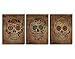 Canvas Wall Art Sugar Skull Vintage Abstract Canvas Picture Day of The Dead Contemporary Art Design Framed Modern Mexican Artwork for Living Room Bedroom Office Home Wall Decor 12