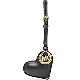 Michael Kors Puffy Heart Charm, Gold-Tone Hardware/Key Charm/Black