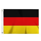 Flagolden Germany Flag 12x18 inches for Boat, Vivid