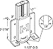 Prime-Line N 7404 Mirror Closet Door Roller, 1-1/2 In. Convex (Single Pack)