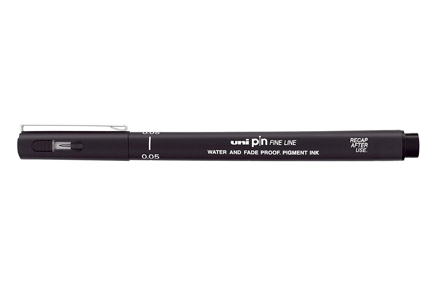 uni-ball PIN 0.05 mm Pen - Black (Pack of 12)