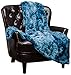 Chanasya Premium Wolf Faux Fur Throw Blanket - Soft, Fuzzy Sherpa & Minky Throw Blanket - for Bed or Couch - 50