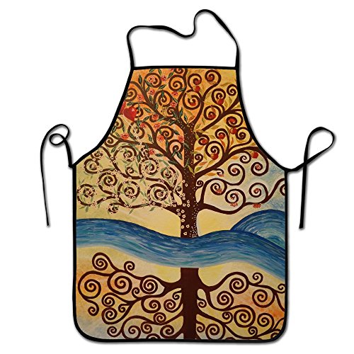 Liubajsdj-Fashion Chef Apron,Men & Women Bib Apron For Cooking, Baking, Crafting, Gardening, BBQ-The Reflection Of The Tree
