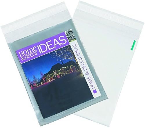 300 Pack #1 6 x 9 Inch Oknuu Packaging Supplies Clear View Poly Mailers Self-Sealing Shipping Envelopes Plastic Mailing Bags 2.5 Mil Thickness 6"x9" CPM6X9