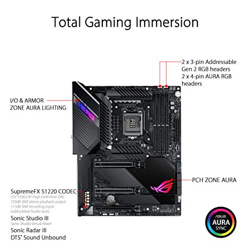 ASUS-ROG-Maximus-XII-Hero-WI-FI-Placa-Base-Gaming-ATX-Intel-de-10a-Gen-Z490-LGA-1200-con-VRM-de-142-Fases-Wi-Fi-6-LAN-5-Gigabit-USB32-Gen2-Triple-M2-SATA-e-iluminacin-RGB-Aura-Sync