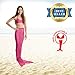 Tendol; 3 Pc Mermaid Tail, Monofin Compatible, For Children