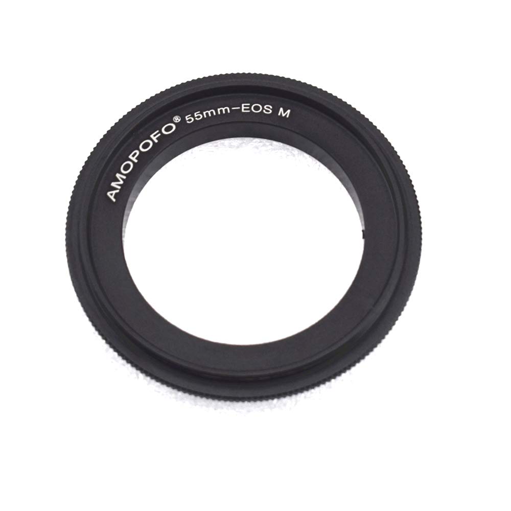 55mm-EOS M Macro Reverse Mount Adapter Ring,& for Canon EOS M Mount Mirrorless Camera M1 M2 M3 M5 M6 M10 M50 M100,Macro Shoot.