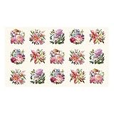 Elizabeth's Studio Hummingbird Bouquet 24in Panel Cream Fabric
