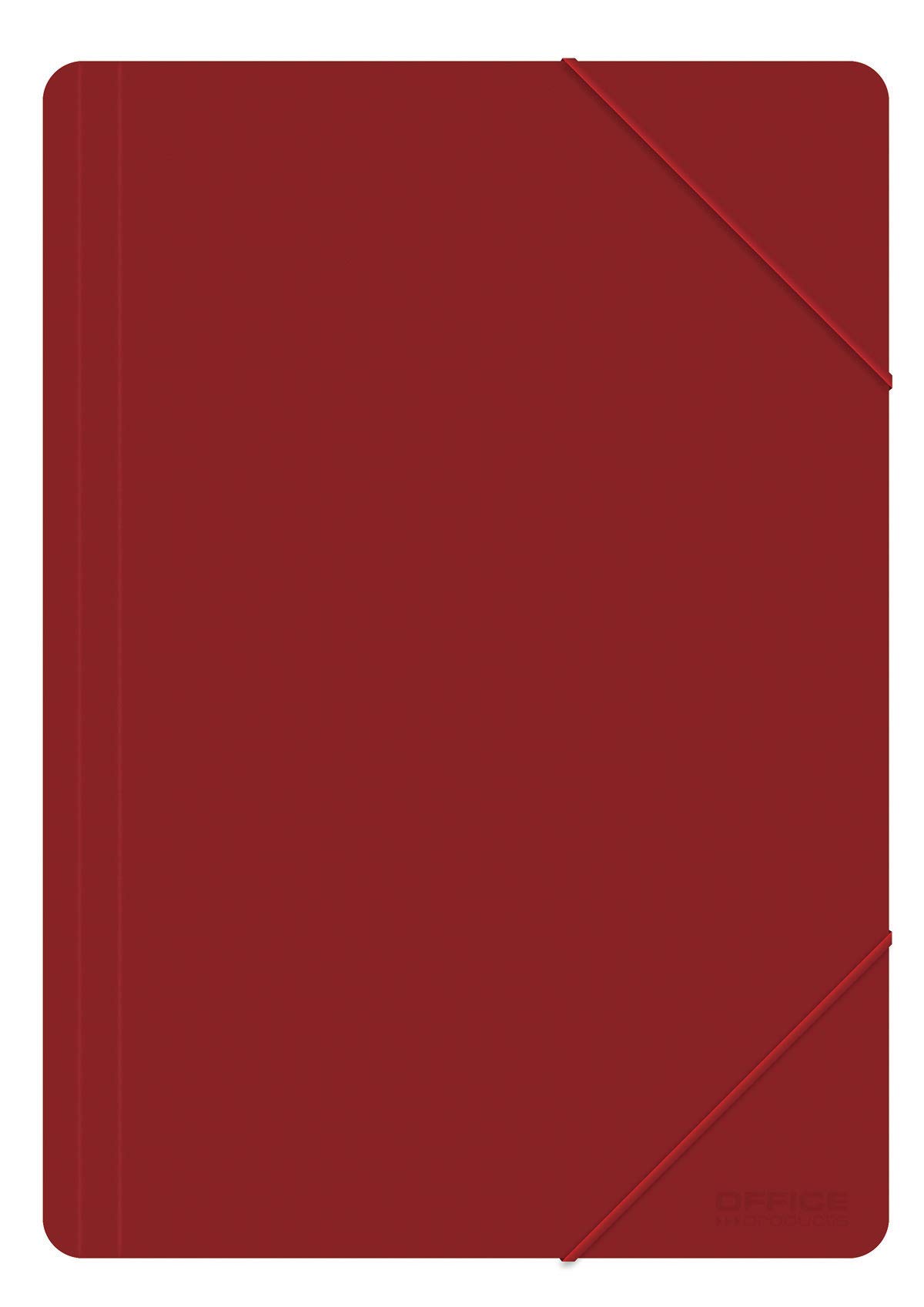 Elasticated File Office Products PP A4 500 MICR Red/Document Archiving/Type-3-flap/Kind-with Eraser/Material-PP/Colour-Red/Format-A4 / Dimensions (mm)-240x320