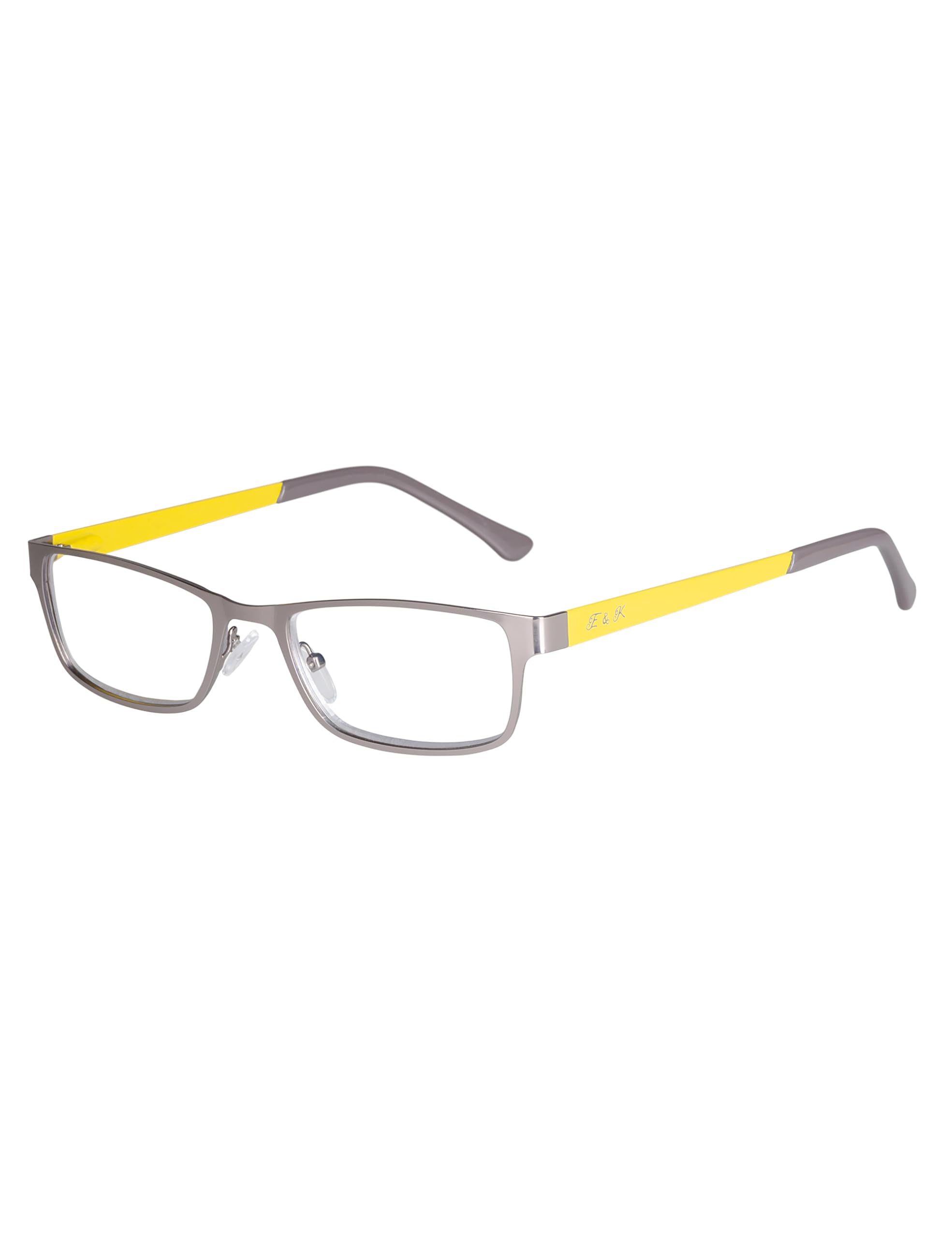 Edison & King “Elements” reading glasses, metal, small frame, with premium lenses (Illuminating, +2,50 dpt) — image 1