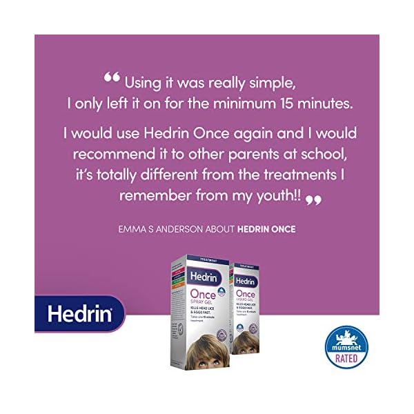 Hedrin Once Liquid Gel 15 Minute Treatment 100 ml Head Lice Treatment