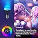 Flux WiFi Smart LED Light Bulb, 2nd Generation - Compatible with Alexa, Google Home Assistant & IFTTT - Smartphone Controlled Sunrise Wake Up Light - Color Changing Party Bulb - Dimmable Night Light
