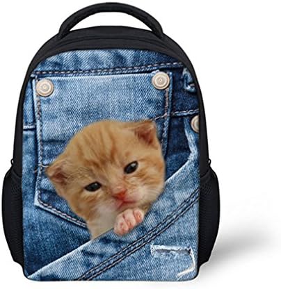 Inkday Cute Cat School Bags Toddler Baby Gifts Kindergarten Backpack For Girls Boys CC1677F