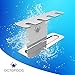 OCTOPODIS - Stainless Steel Electric Toothbrush Head Holder, Compatible with Oralb Braun, Sonicare, Waterpik, Adhesive or Free-Standing Installation
