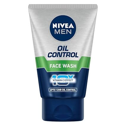 Nivea Men Oil Control Face Wash (10X whitening), 100g