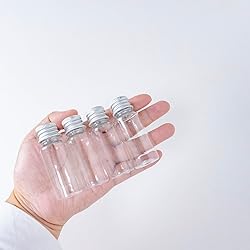 Plastic Bottle with Aluminum Screw Cap 20ml Plug