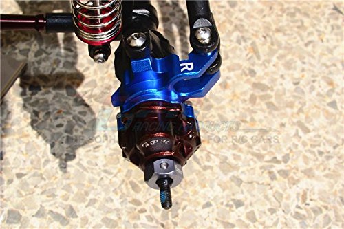 GPM For Traxxas TRX-4 Trail Defender Crawler/TRX-6 Merc-Benz G63 Upgrade Parts Aluminum Front Knuckle Arms - 1Pr Set Red