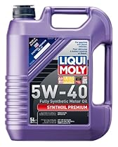 Liqui Moly 2041 Premium 5W-40 Synthetic Motor Oil - 5 Liter Jug
