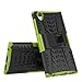 Sony Xperia L1 Case,Mama Mouth Shockproof Heavy Duty Combo Hybrid Rugged Dual Layer Grip Cover with Kickstand for Sony Xperia L1 (with 4 in 1 Packaged),Green