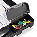 Officemate Portable Clipboard Storage Case with Calculator, Charcoal (83302)