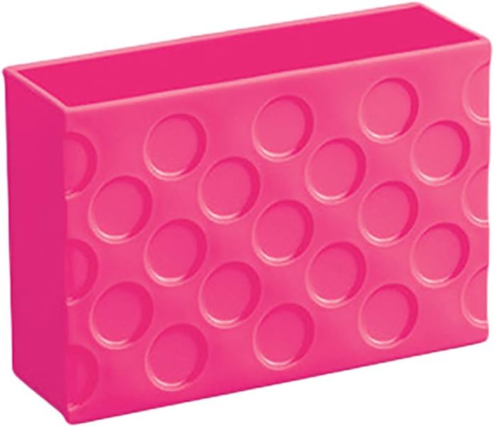 WYKsoku Container,Fridge Magnet Storage Organizer Plastic Rack Shelf Box Magnetic Tableware - Rose Red