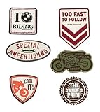 BMW Genuine Motorcycle Riding Vintage Patch Set Universal Various