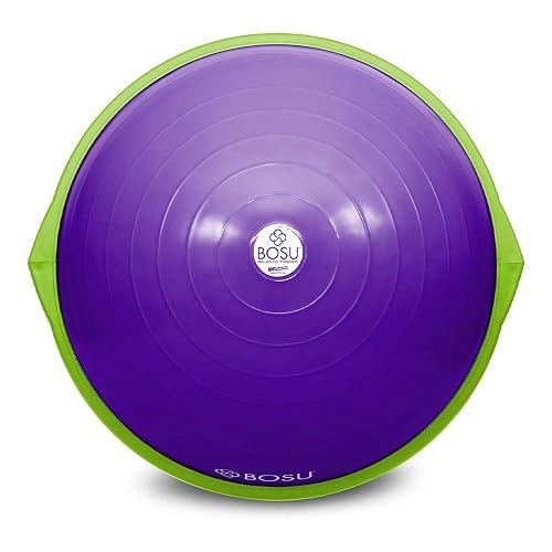 Bosu Balance Ball Exercise Trainer, Home Gym Equipment w/ Guided ...