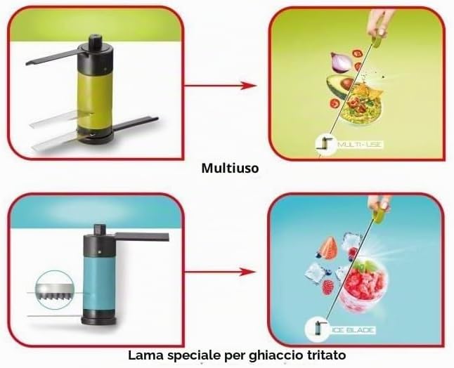 K1321224 HACHOIR 5 secondes Kit Hachoir 900 ml + lame glace pilee