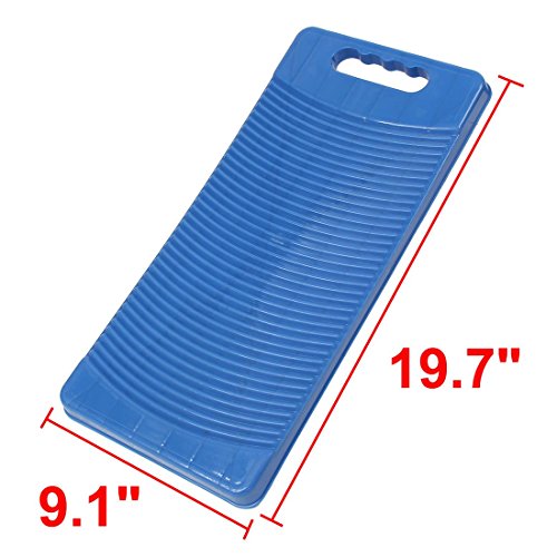 eDealMax plÃ¡stico corrugado de Hogares de lavanderÃ­a Lavar la ropa Lavada a Mano de limpieza Tabla de Lavar Azules