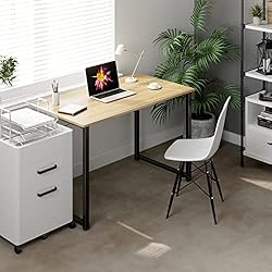 Coleshome 40 Inch Computer Desk, Modern Simple